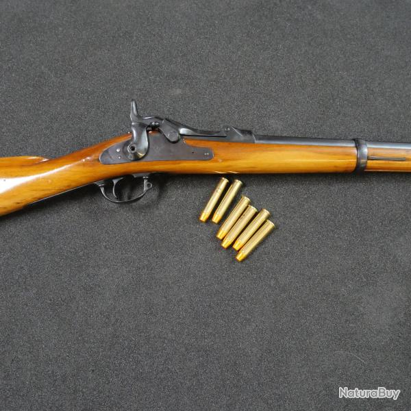 Fusil Springfield Trapdoor US Army 1873 Mod�le 1884 calibre 45-70 - Canon 45-70 Miroir - Cat�gorie D