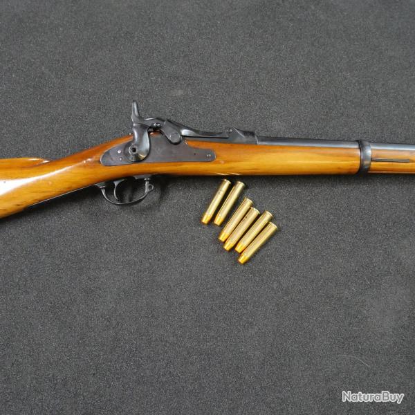 Fusil Springfield Trapdoor US Army 1873 Mod�le 1884 calibre 45-70 - Canon 45-70 Miroir - Cat�gorie D