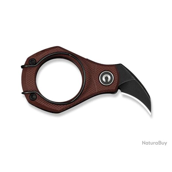 COUTEAU CIVIVI PYRUS G10 BORDEAUX BLACKWASH