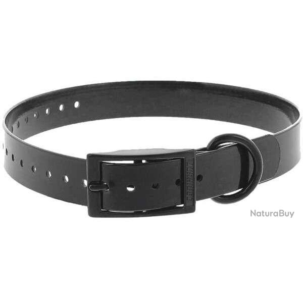 Canihunt sangle collier 2.5 x 65 cm Xtreme polyur�thane Noir