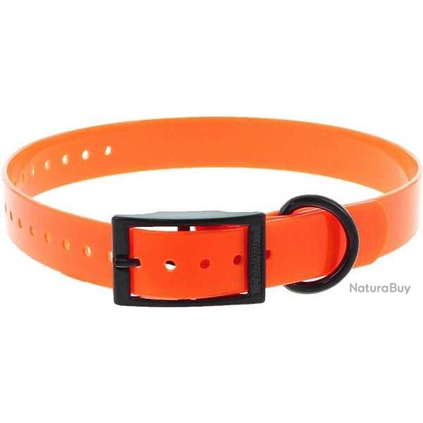 Canihunt sangle collier 2.5 x 65 cm Xtreme polyur�thane Orange