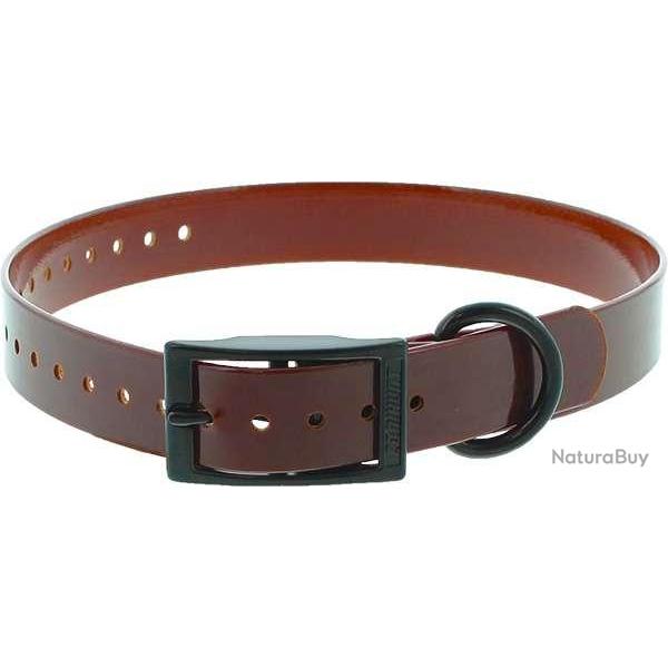 Canihunt sangle collier 2.5 x 65 cm Xtreme polyur�thane Marron