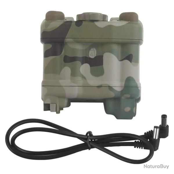 Botier rangement batterie casque NVG AN/PVS-31 - Multicam