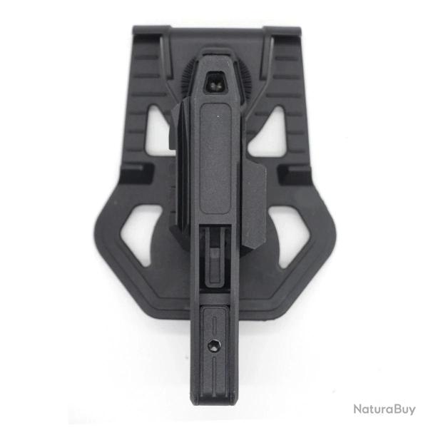 Holster 9mm rail G17 SW40 357 RH1 TACTICAL - Noir