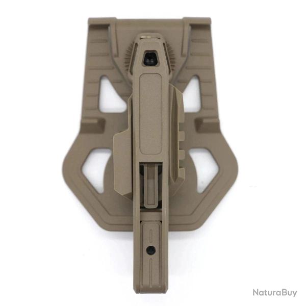 Holster 9mm rail G17 SW40 357 RH1 TACTICAL - Marron