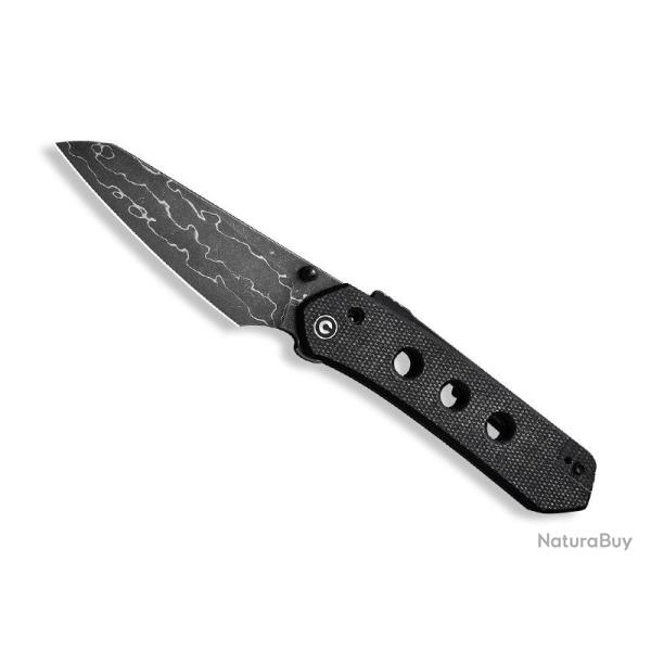 COUTEAU CIVIVI VISION FG MICARTA NOIR DAMAS
