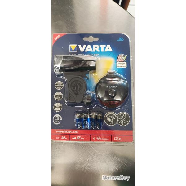 ** PRIX COUTANT ** - LAMPE LED SPECIAL VELO - AV / AR - 120LUMENS - NEUF