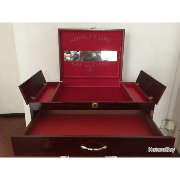 Boite pr�sentoir Royalty Line Switzerland Bijoux ou Autres M�dailles