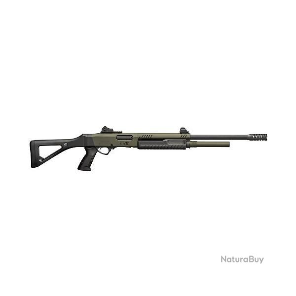 Fusil � pompe FABARM STF12 Pistol Grip Mil Spec Green 61cm Cal 12/76