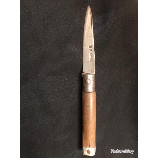 COUTEAU ANCIEN  PLIANT PRADEL