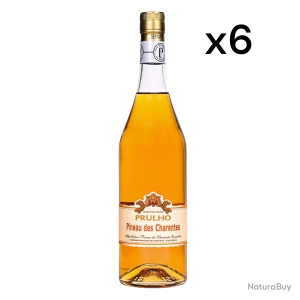 Pineau des Charentes blanc, Maison Pruhlo, le carton de 6 bouteilles
