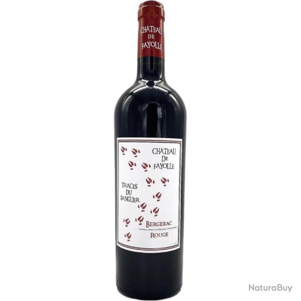 Ch�teau Fayolle "Les traces du sanglier" AOC Bergerac, 2021, la bouteille