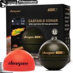 Sondeur GPS Deeper CHIRP+ 3D