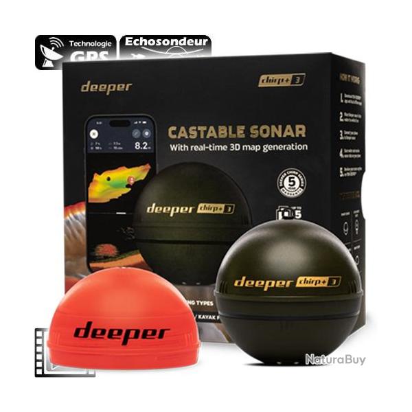 Sondeur GPS Deeper CHIRP+ 3D