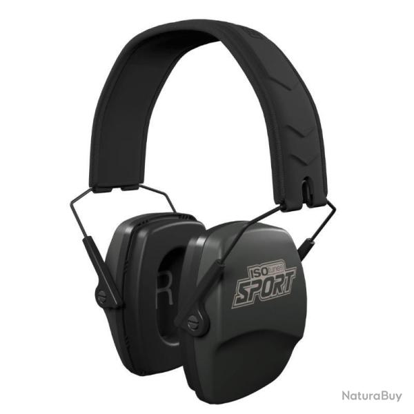 CASQUE ANTI-BRUIT ISOTHUNES DEFY SLIM PASSIF NOIR