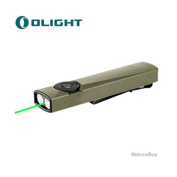 Lampe Torche Olight Arkfeld Ultra Vert Olive - 1400 Lumens laser vert et lumi�re UV