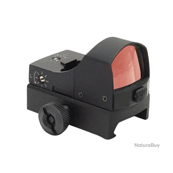 VISEUR KONUS SIGHT PRO FISSION 2.0 4 MOA AVEC MONTAGE DOUBLE RAIL 7/8'' ET 3/8''