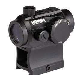VISEUR KONUS SIGHT PRO NUCLEAR 1X22 3 MOA AVEC MONTAGE DOUBLE : HAUT ET BAS