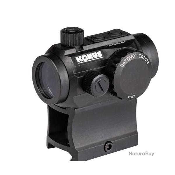 VISEUR KONUS SIGHT PRO NUCLEAR 1X22 3 MOA AVEC MONTAGE DOUBLE : HAUT ET BAS