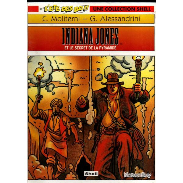 indiana jones et le secret de la pyramide + la cit de la foudre collection shell moliterni allessan
