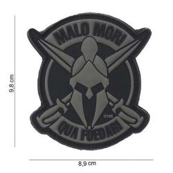 Patch 3D PVC Malo Mori (101 Inc) Noir