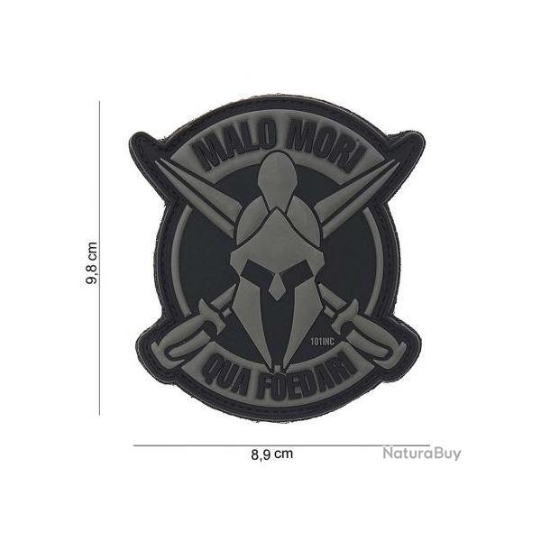 Patch 3D PVC Malo Mori (101 Inc) Noir