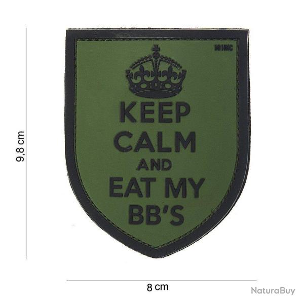 Patch 3D PVC "Keep Calm" (101 Inc) OD