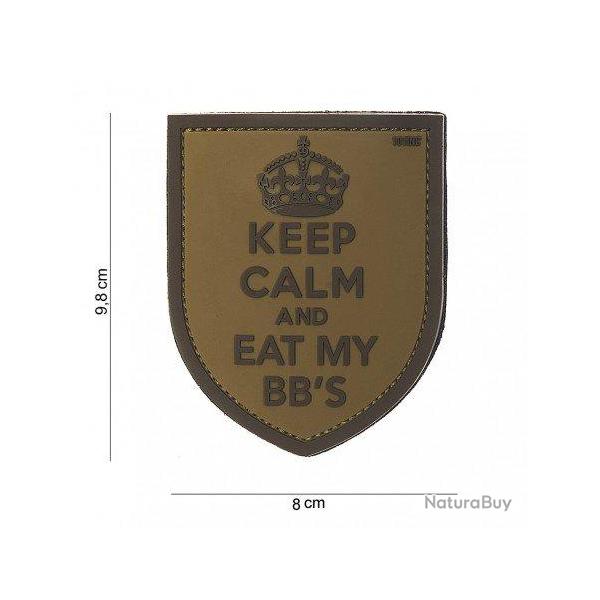 Patch 3D PVC "Keep Calm" (101 Inc) D�sert