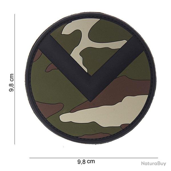Patch 3D PVC Spartan Shield (101 Inc) Woodland