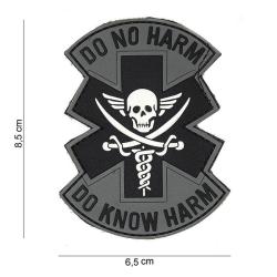 Patch 3D PVC "Do No Harm" (101 Inc) Chaos Grey