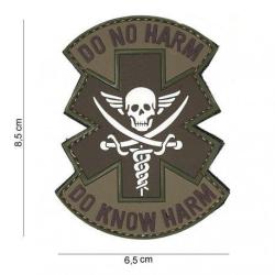 Patch 3D PVC "Do No Harm" (101 Inc) D&eacute;sert
