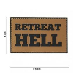 Patch PVC "Retreat Hell" (101 Inc) D&eacute;sert