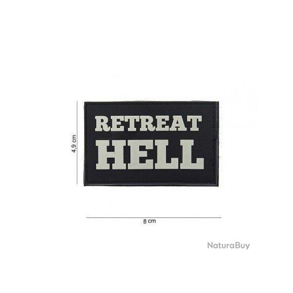 Patch PVC "Retreat Hell" (101 Inc) Noir