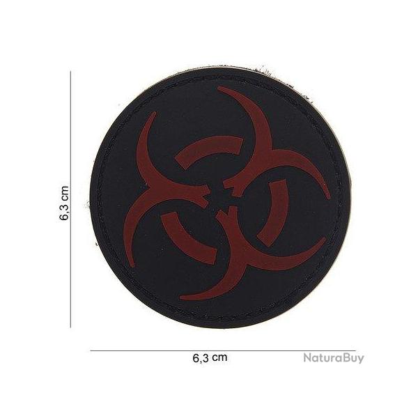 Patch 3D PVC Bio Hazard (101 Inc) Rouge