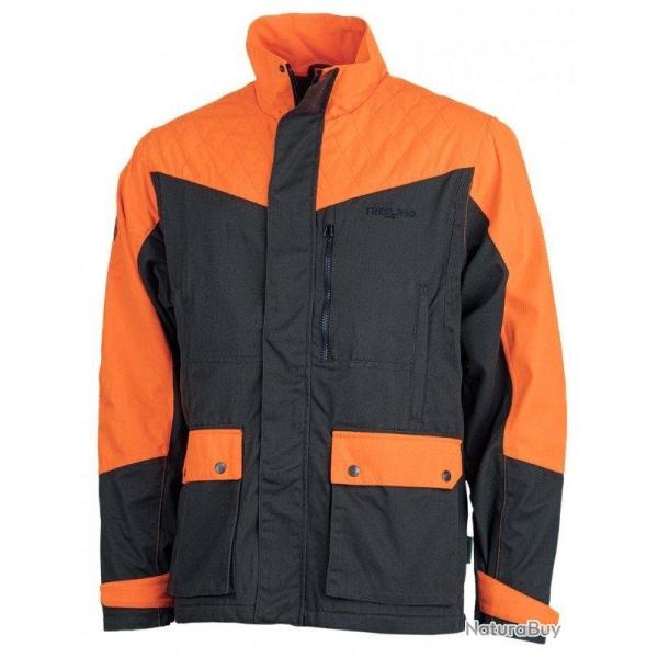 Veste chaude kaki et orange TREELAND