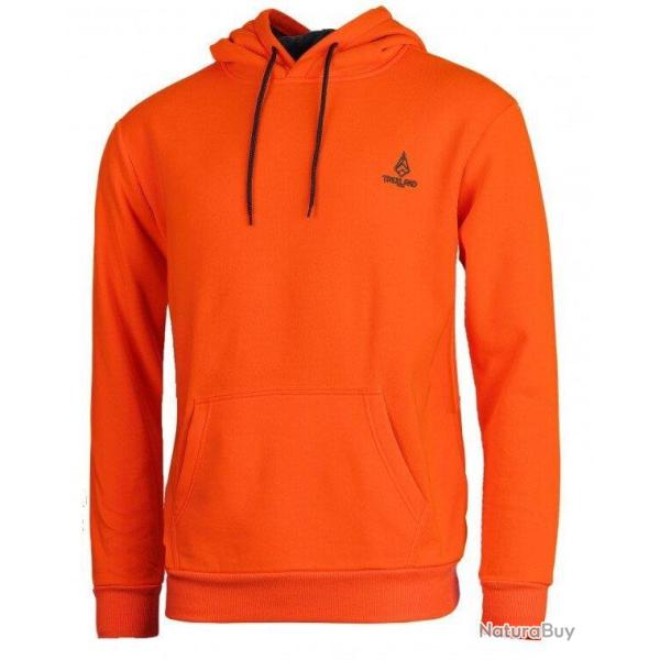 Sweat enfant polaire  capuche orange TREELAND