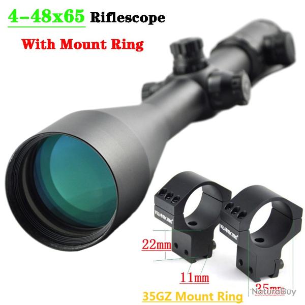 Visionking Haute Rsistance Aux Chocs 4-48x65-**With 11mm ring   LIVRAISON GRATUITE