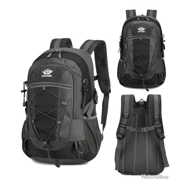 SAC � DOS DE RANDONN�E - L�GER ET FONCTIONNEL 35L - NOIR - LIVRAISON GRATUITE