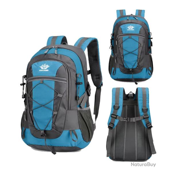 SAC � DOS DE RANDONN�E - L�GER ET FONCTIONNEL 35L - BLEU - LIVRAISON GRATUITE