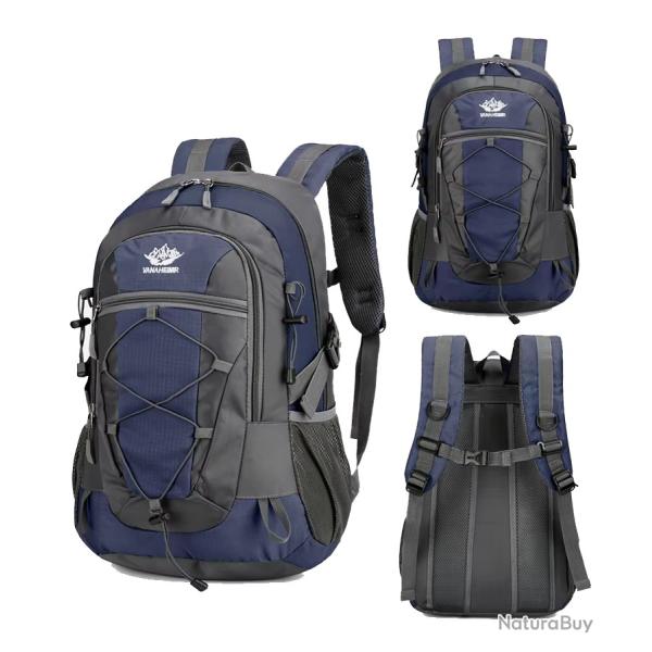 SAC � DOS DE RANDONN�E - L�GER ET FONCTIONNEL 35L - BLEU FONC� - LIVRAISON GRATUITE