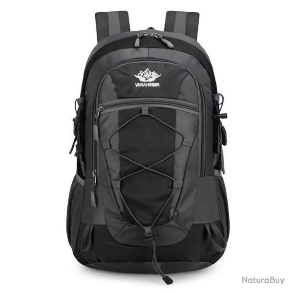 SAC � DOS L�GER ET FONCTIONNEL 35L -TRAITEMENT D�PERLANT - NOIR - LIVRAISON GRATUITE