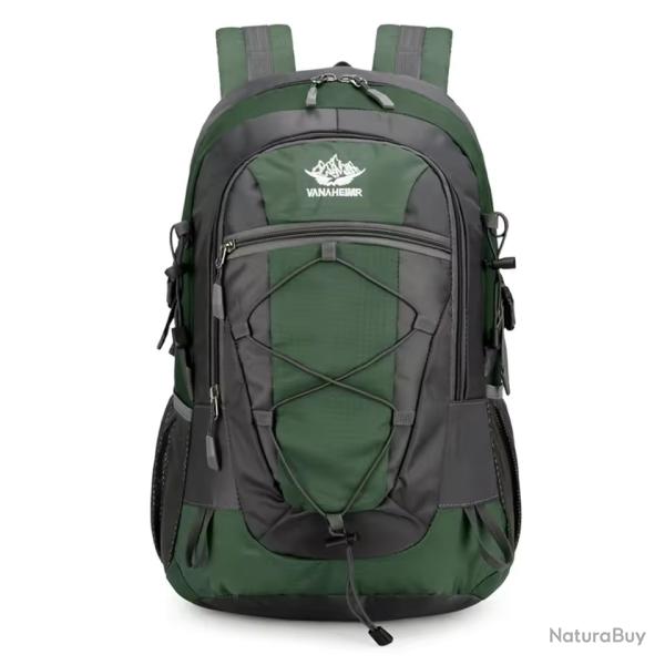 SAC � DOS L�GER ET FONCTIONNEL 35L -TRAITEMENT D�PERLANT - VERT - LIVRAISON GRATUITE