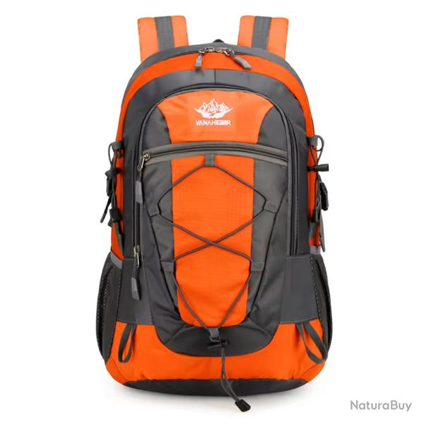 SAC � DOS L�GER ET FONCTIONNEL 35L -TRAITEMENT D�PERLANT - ORANGE - LIVRAISON GRATUITE
