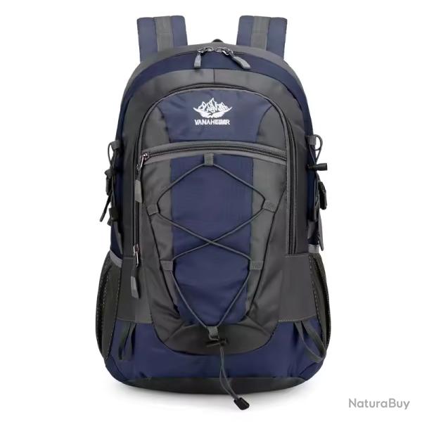 SAC � DOS L�GER ET FONCTIONNEL 35L -TRAITEMENT D�PERLANT - BLEU FONC� - LIVRAISON GRATUITE