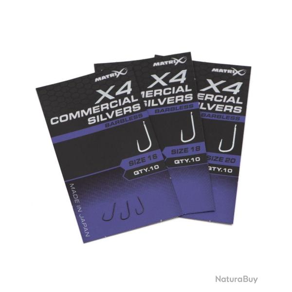 MATRIX HAMEON X4 COMMERCIAL SILVERS SPADE BARBLESS MATRIX 20