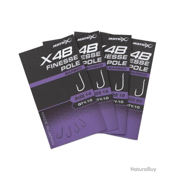 MATRIX HAMEON X4B FINESSE POLE SPADE BARBED MATRIX 14