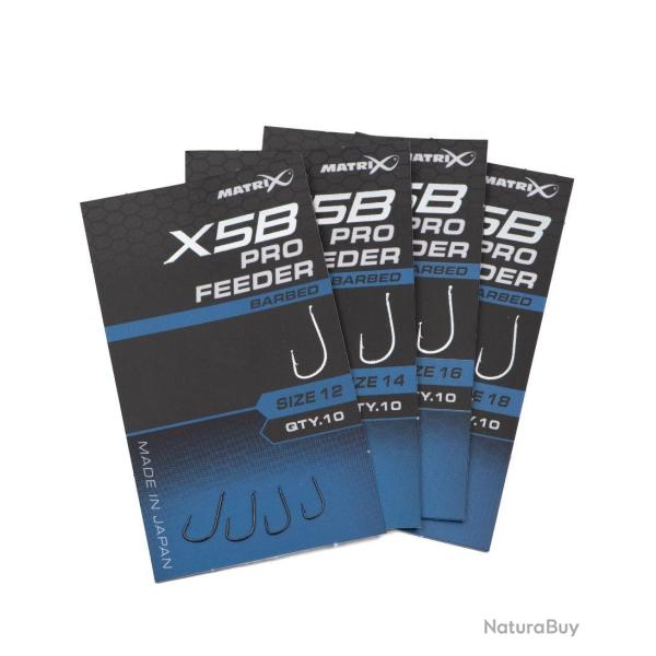 MATRIX HAMEON X5B PRO FEEDER SPADE BARBED MATRIX 18