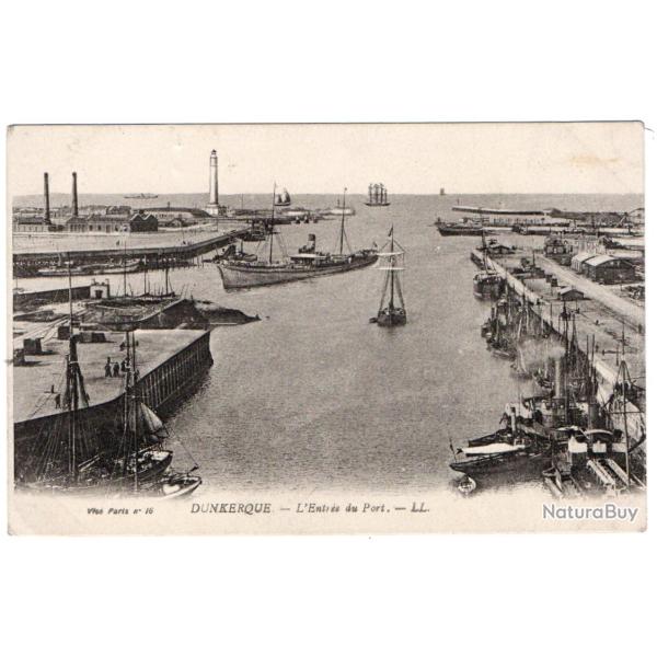 CPA- DUNKERQUE - L'Entr�e du Port  N�117