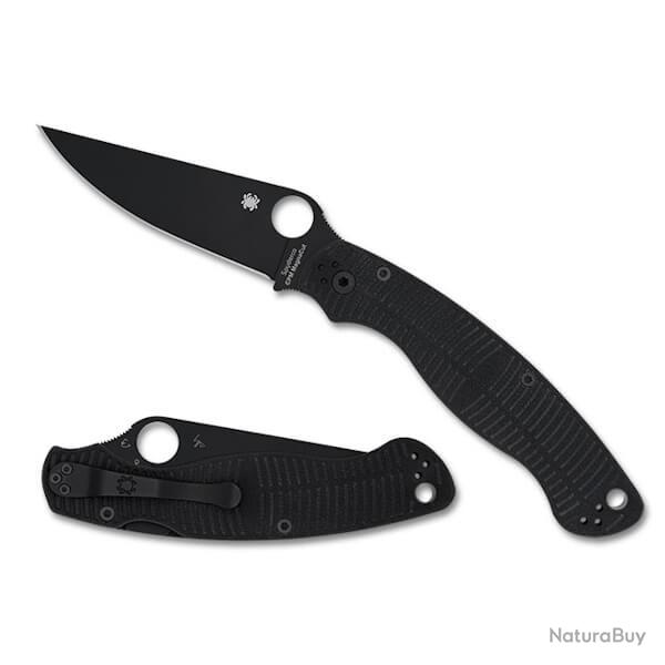 SPY C36GMCBKP2 Couteau pliant Spyderco Military 2 salt G10