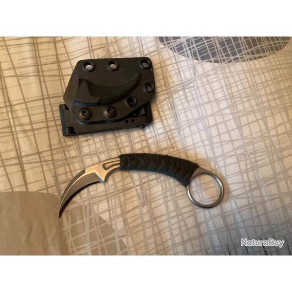 VEND CIUTEAU DROIT BASTINELLI CR�ATION PIKA PVD WRAP